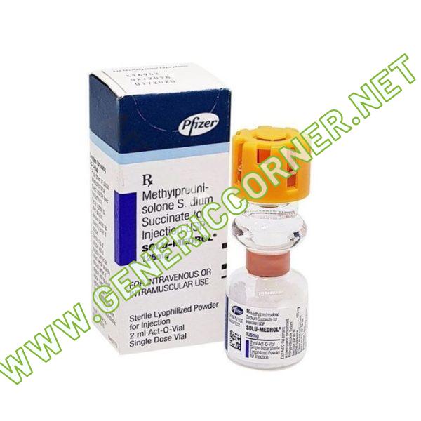 Solu Medrol Injection 125 mg